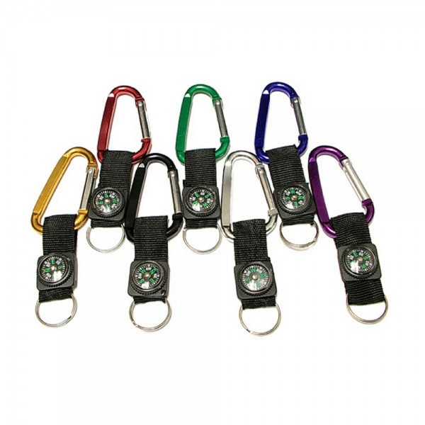 5 Cm Carabiner with Compass