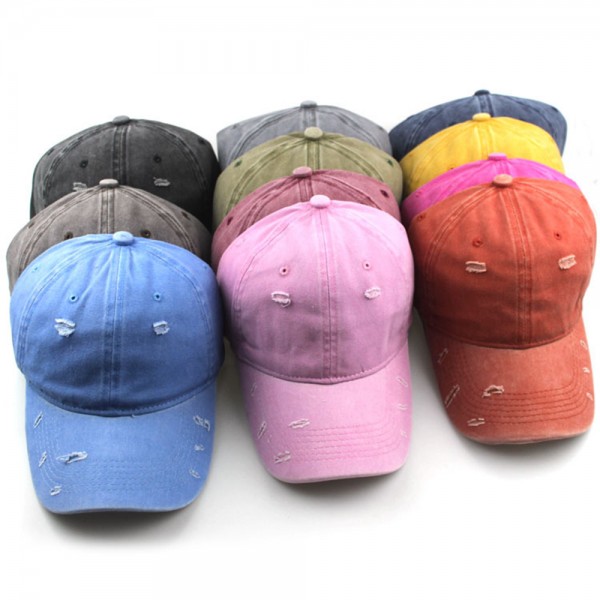 Distressed Washed Vintage Ballcap