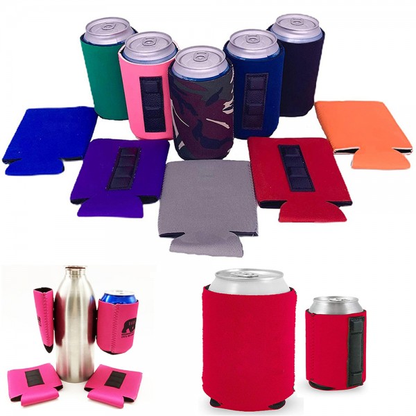  Magnetic Neoprene Can Coolie Sleeves